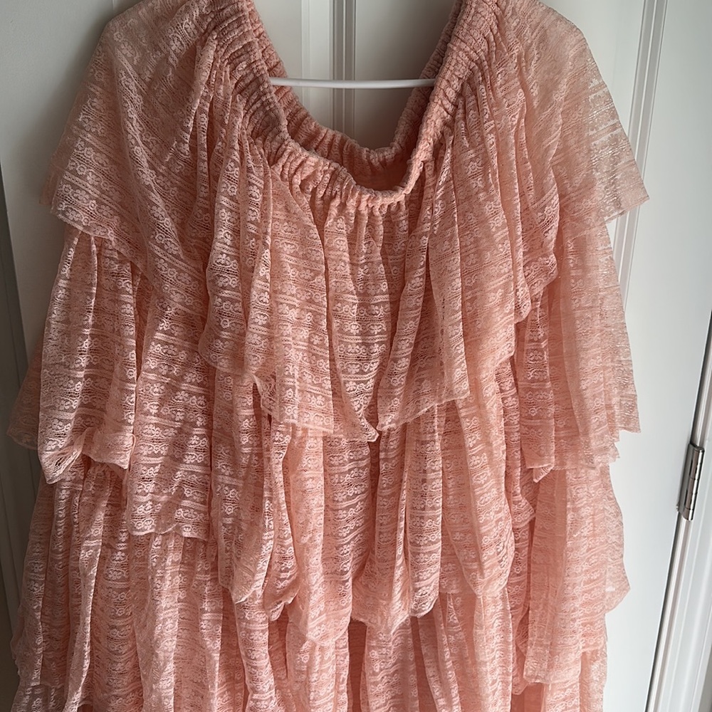 New Free People Valentine Layered Lace Underskirt no tag new - Picture 4 of 10